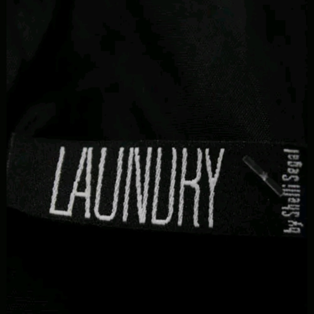 Laundry black sleeveless flower applique dress 2 - Picture 6 of 7